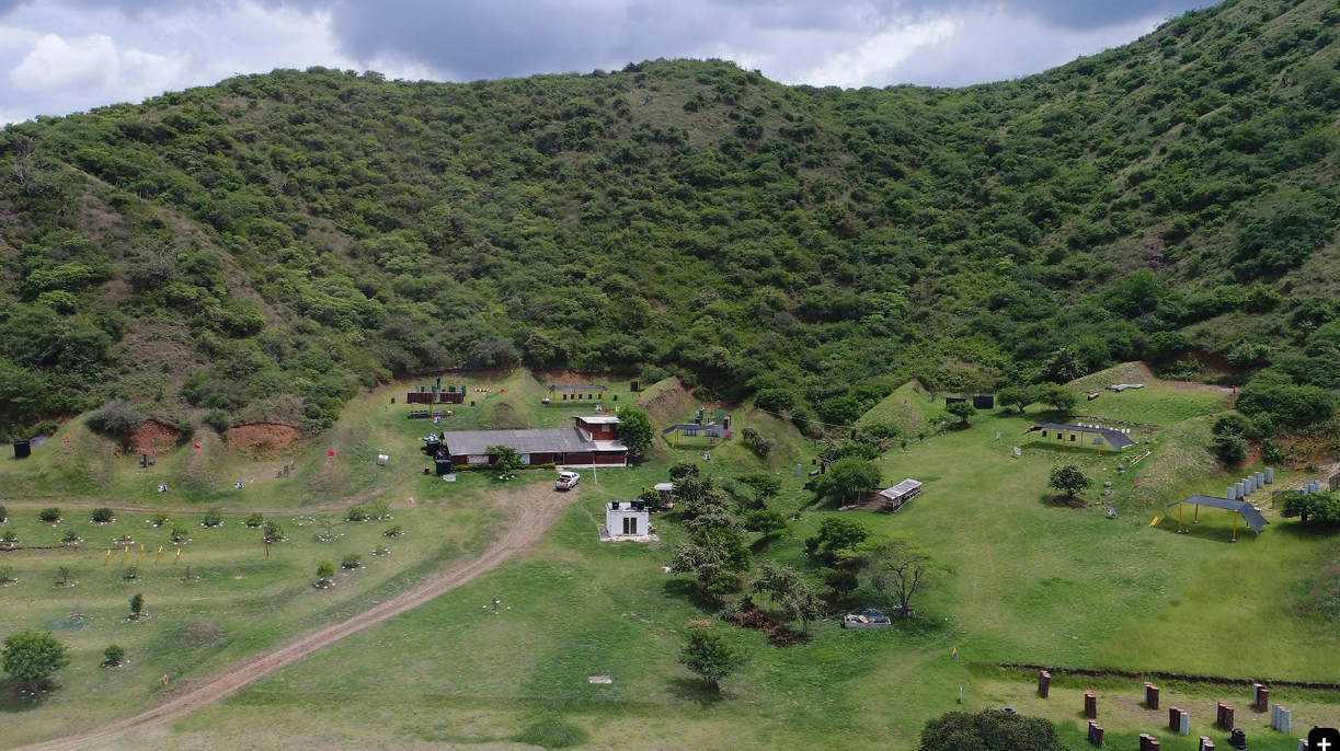 Vista aérea del polígono Colombia en San Marcos, Yumbo