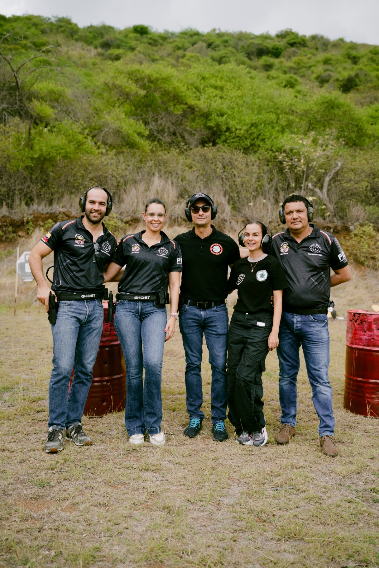 Equipo completo Polígono Colombia + EBSSA en el polígono